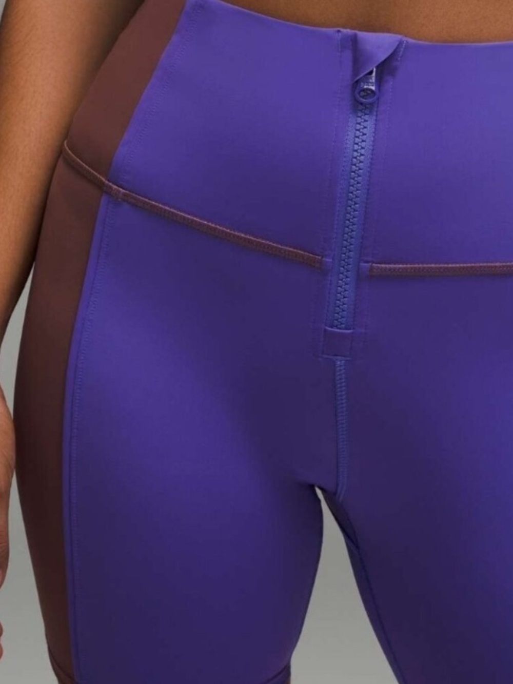 Lululemon Hike to Swim Bike Short Indigo/Brown | Size 8, 6” Inseam - Picture 5 of 9